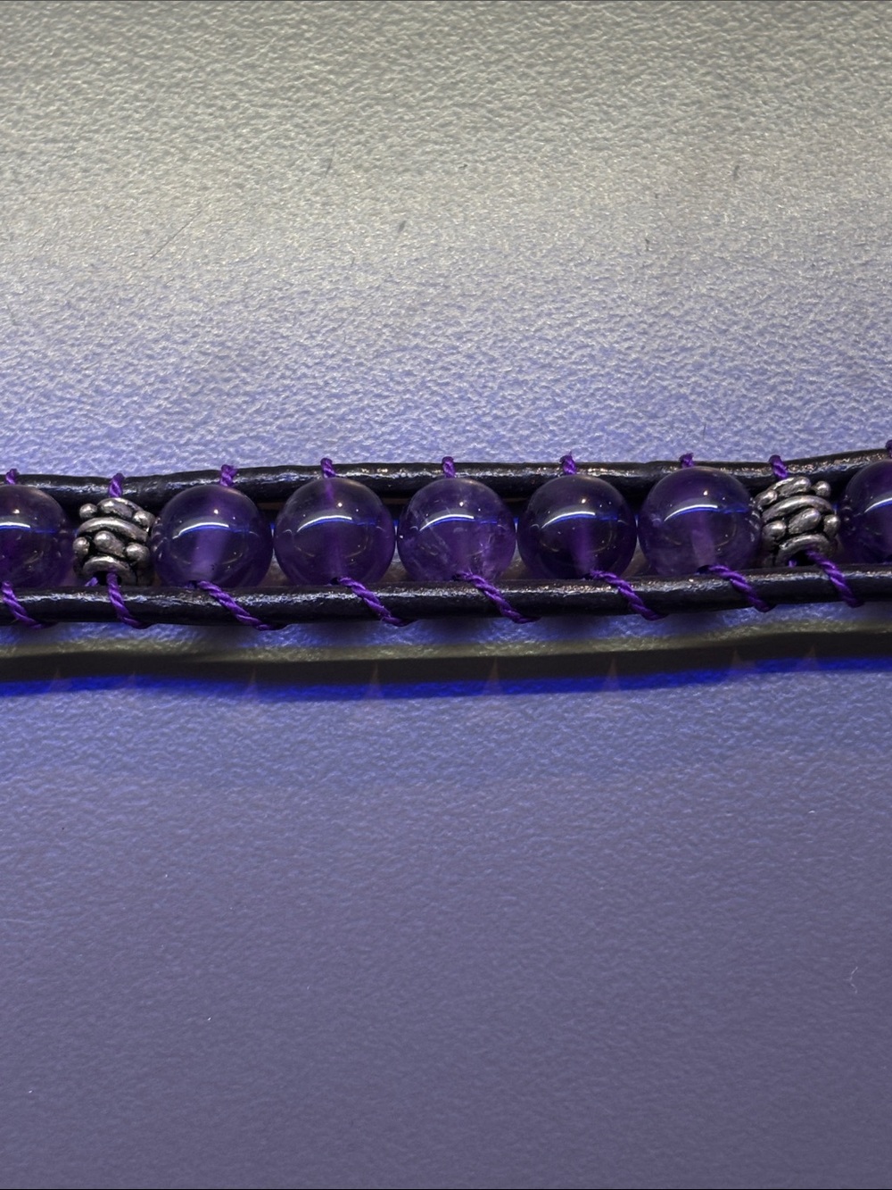 Amethyst Double Wrap Bracelet